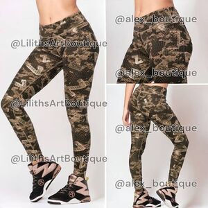 Zumba Mix It Up Perfect Ankle Leggings Seaweed Size S (E024)